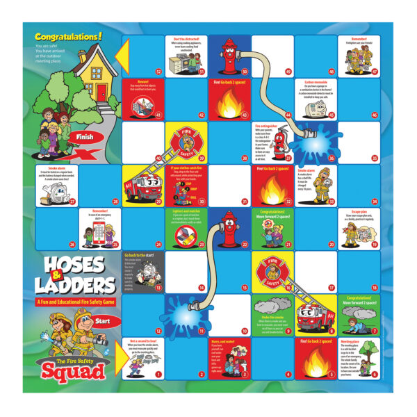 Fire Hoses and Ladders giant playing surface Game kit - Image 2